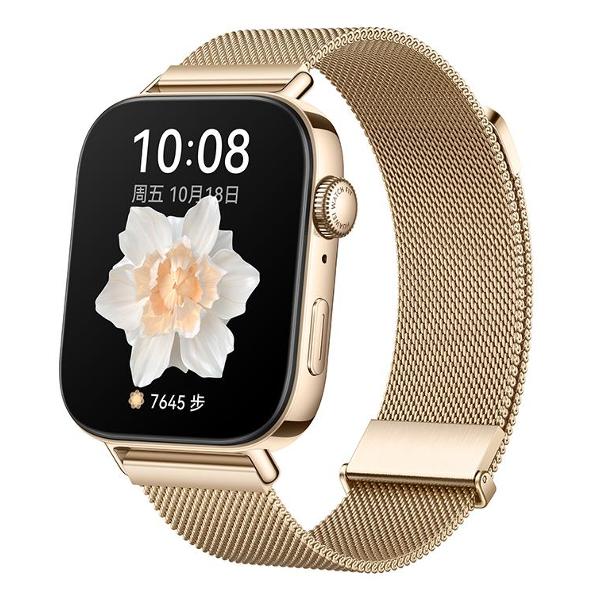 huawei-watch-fit-3-golden-milanese