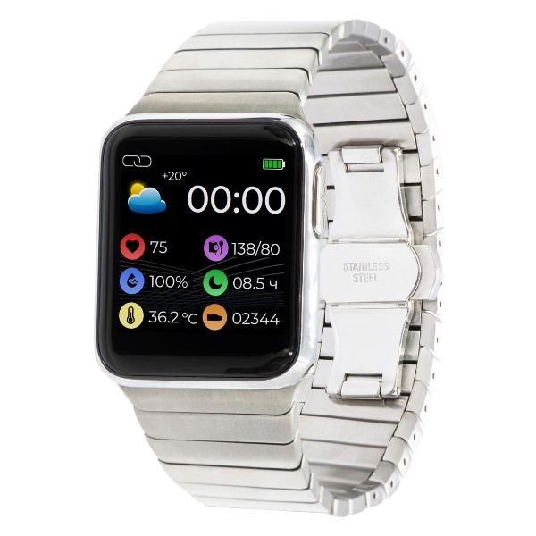 health-watch-pro-5-premium-strap-serebristye