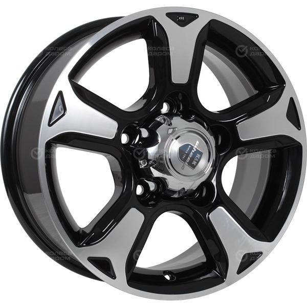 wheel-disk-kik-atlant-7-xr-16-5-x-1397-et-35-dia-1085-black-glossy-polished-elements-face-surfaces-1
