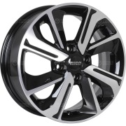wheel-disk-skad-kl-319-6-xr-15-4-x-100-et-46-dia-541-black-glossy-polished-face-surface