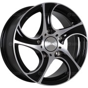 wheel-disk-skad-vikhr-7-xr-16-5-x-1397-et-40-dia-985-black-glossy-polished-face-surface