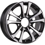 wheel-disk-skad-tundra-65-xr-16-5-x-1397-et-40-dia-985-black-glossy-polished-face-surface