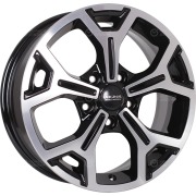 wheel-disk-skad-kl-318-65-xr-16-5-x-1143-et-50-dia-661-black-glossy-polished-face-surface