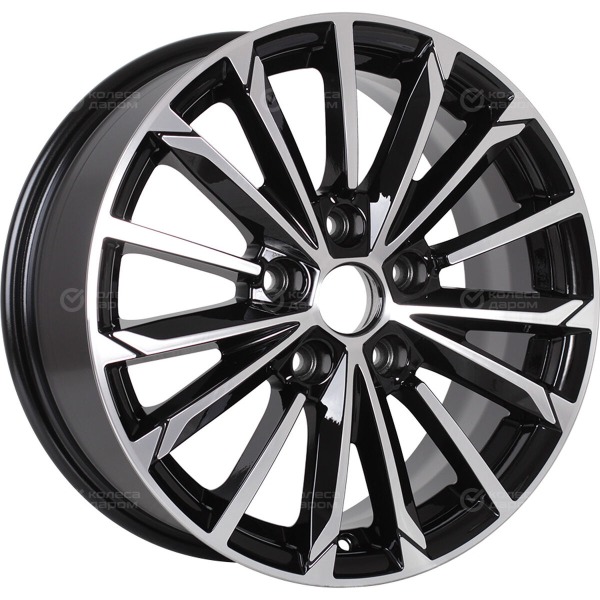 wheel-disk-khomen-khw-1611-zv-16mazda-3-ix-35-65-xr-16-5-x-1143-et-45-dia-671-glossy-black-polished-face-part-1