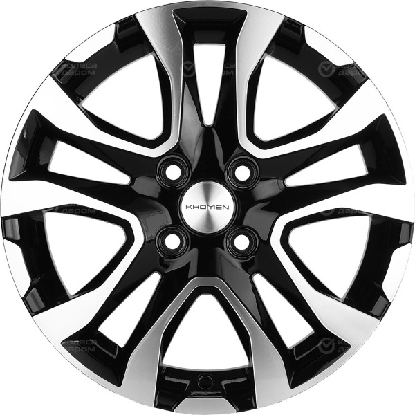 wheel-disk-khomen-khw-1503-logan-sandero-6-xr-15-4-x-100-et-40-dia-601-glossy-black-polished-face-part-2