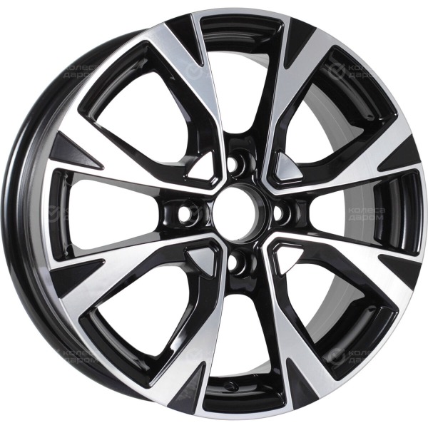 wheel-disk-rst-r-045-6-xr-15-4-x-100-et-48-dia-541-glossy-black-polished-face-part-1