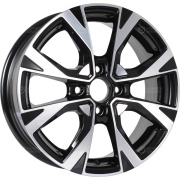 wheel-disk-rst-r-045-6-xr-15-4-x-100-et-48-dia-541-glossy-black-polished-face-part