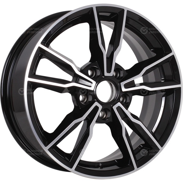 wheel-disk-ifree-ikigay-65-xr-16-5-x-100-et-35-dia-671-black-glossy-polished-face-part-1