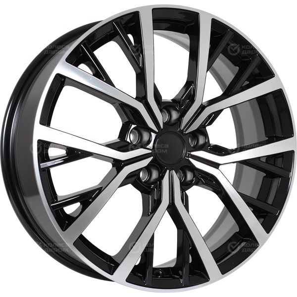 wheel-disk-khomen-khw-1806-haval-dargo-7-xr-18-5-x-1143-et-40-dia-665-glossy-black-polished-face-part-1