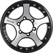 wheel-disk-skad-titan-7-xr-16-5-x-1397-et-20-dia-1097-black-glossy-polished-face-surface