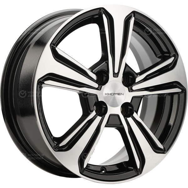 wheel-disk-khomen-khw-1502-zv-15solano-6-xr-15-4-x-100-et-45-dia-541-glossy-black-polished-face-part-1