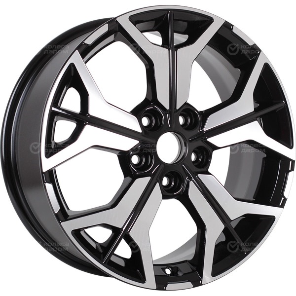 wheel-disk-khomen-khw-1715-zv-17-kia-sportage-7-xr-17-5-x-1143-et-485-dia-671-glossy-black-polished-face-part-1