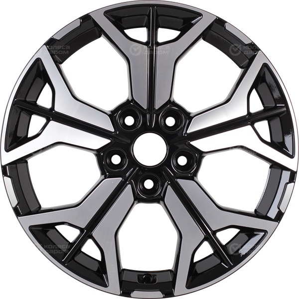 wheel-disk-khomen-khw-1715-zv-17-kia-sportage-7-xr-17-5-x-1143-et-485-dia-671-glossy-black-polished-face-part-2