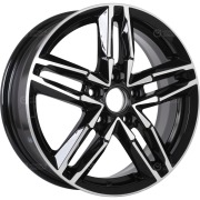 wheel-disk-kik-sayan-6-xr-16-5-x-100-et-38-dia-571-black-glossy-polished-elements-face-surfaces