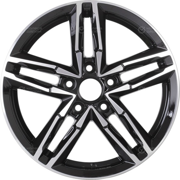 wheel-disk-kik-sayan-6-xr-16-5-x-1143-et-45-dia-671-black-glossy-polished-elements-face-surfaces-2