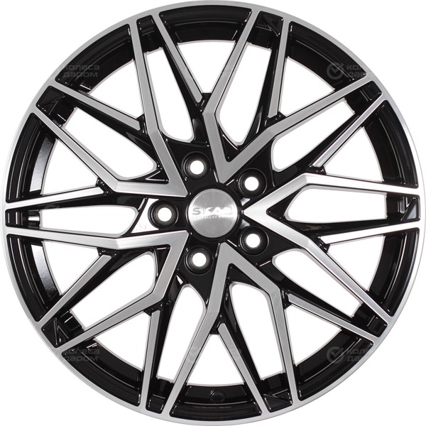 wheel-disk-skad-azimut-7-xr-17-5-x-1143-et-45-dia-661-black-glossy-polished-face-surface-2