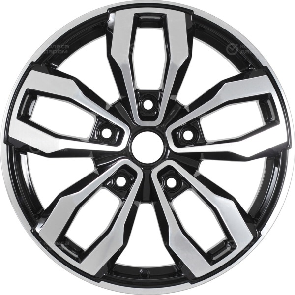 wheel-disk-wup-up-116-7-xr-17-5-x-1397-et-45-dia-98-black-glossy-polished-elements-face-surfaces-2