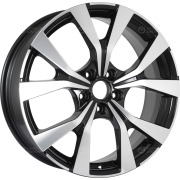 wheel-disk-khomen-khw-1906-7-xr-19-5-x-1143-et-40-dia-641-black-glossy-polished-face-part