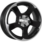wheel-disk-skad-akula-6-xr-16-4-x-100-et-50-dia-601-black-glossy-polished-face-surface