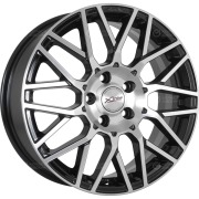 wheel-disk-x-trike-x-131-7-xr-17-4-x-100-et-41-dia-601-black-glossy-polished-face-surface