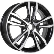 wheel-disk-kik-samara-6-xr-16-5-x-1143-et-50-dia-671-black-glossy-polished-elements-face-surfaces