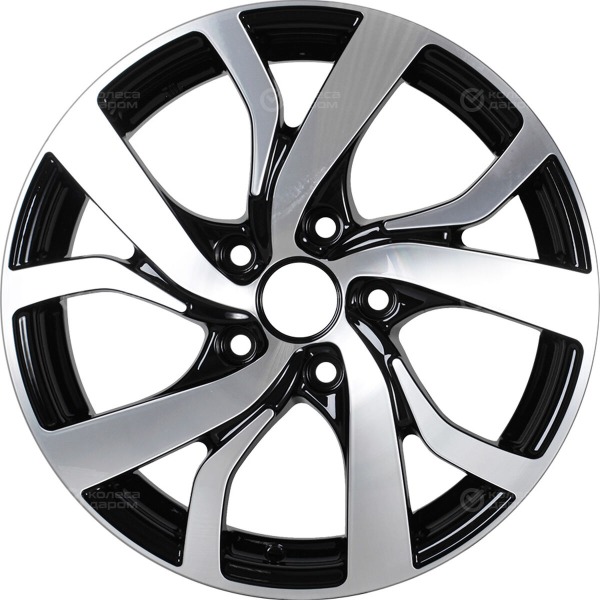 wheel-disk-kik-palermo-65-xr-16-5-x-100-et-38-dia-671-black-glossy-polished-elements-face-surfaces-2