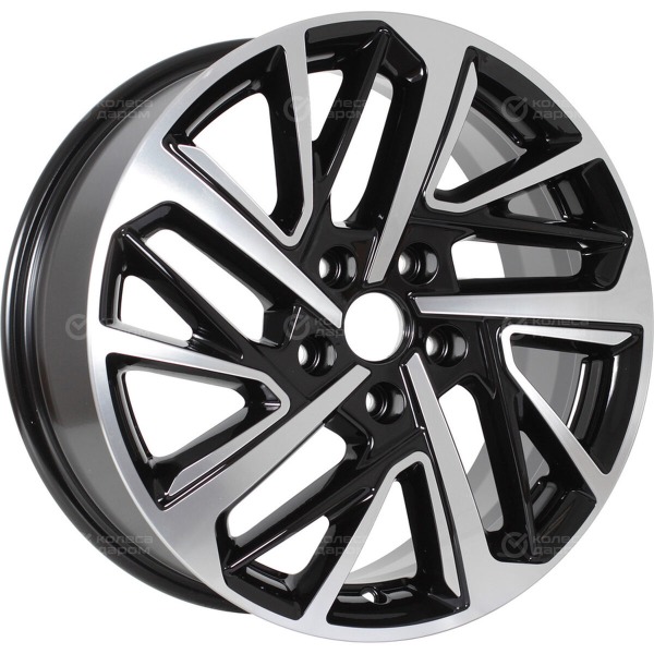 wheel-disk-skad-kl-372-7-xr-17-5-x-1143-et-45-dia-601-black-glossy-polished-face-surface-1