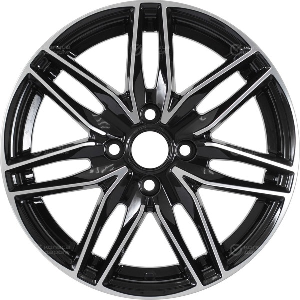 wheel-disk-kdw-kd-1570-6-xr-15-4-x-100-et-37-dia-601-black-glossy-polished-elements-face-surfaces-2