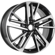 wheel-disk-khomen-khw-1815-haval-dargo-8-xr-18-5-x-1143-et-40-dia-666-glossy-black-polished-face-part