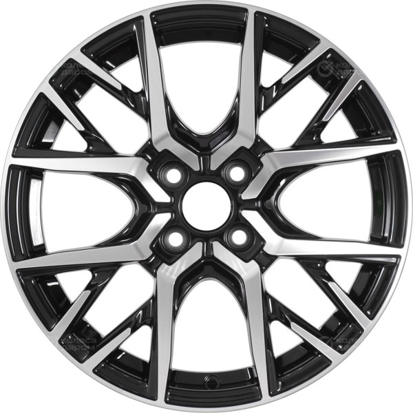 wheel-disk-wup-up-124-65-xr-16-4-x-100-et-45-dia-671-black-glossy-polished-elements-face-surfaces-2