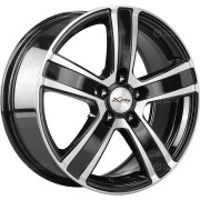 wheel-disk-x-trike-x-108-7-xr-16-5-x-105-et-38-dia-566-black-glossy-polished-face-surface