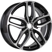 wheel-disk-carwel-vivi-199-65-xr-17-4-x-100-et-43-dia-601-black-glossy-polished-face-surface