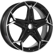 wheel-disk-wup-up-118-65-xr-18-5-x-1143-et-50-dia-661-black-glossy-polished-elements-face-surfaces