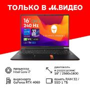 Ноутбук игровой Thunderobot Zero G3 Max L Or/16"/Core i7-13700HX/32/1TB/RTX 4060/Win/Orange