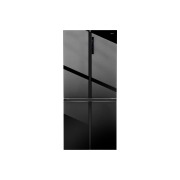 refrigerator-centek-ct-1746-nf-black-glass-nf-600-l-212l-388l-833mm-668mm-1920mm-glass-4-doors-1746-black