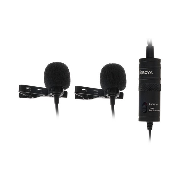 set-microphones-boya-by-m-1-dm-black-thumb-1