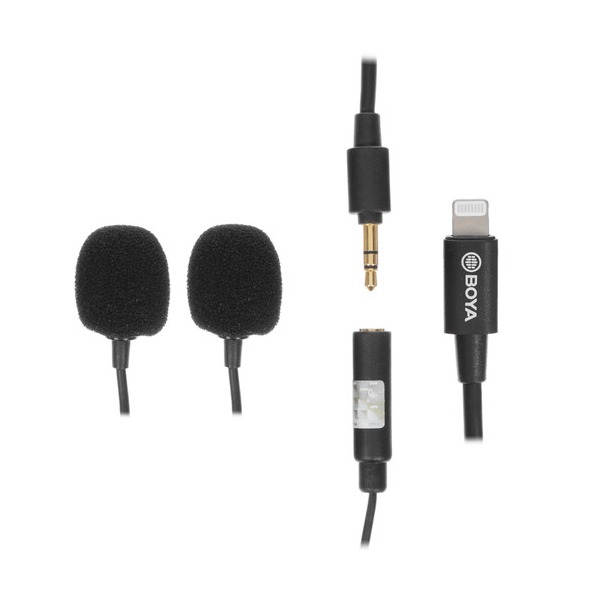 set-microphones-boya-by-m-2-d-black-thumb-1