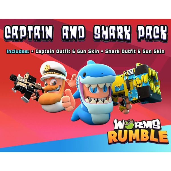 team-17-worms-rumble-captain-shark-double-pack