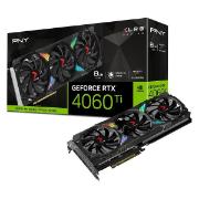 Видеокарта PNY RTX 4060 Ti 8GB XLR8 Gaming VERTO EPIC-X RGB Trip (VCG4060T8TFXXPB1)