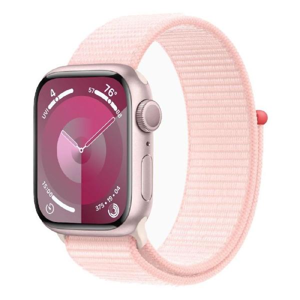 apple-watch-series-9-41mm-pink-aluminum-case-with-pink-sport-loop-mr953