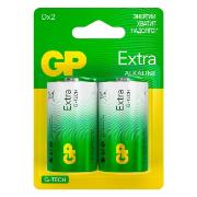 Батарея GP Extra G-Tech D (LR20) 2шт. GP13AXA21-2CRSBC2