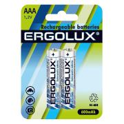 Аккумулятор Ergolux AAA 600mAh Ni-Mh BL-2 (NHAAA600BL2)