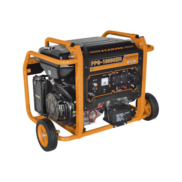 carver-ppg-10000em-benzin-lt-192fa-7-0-7-5kvt-220v-bak-33-l-elektrostarter-kolesa-med-01-020-00031