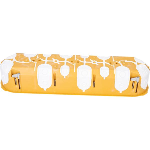 kopos-germetichnaya-chetyrehmestnaya-kpl-64-50-electro-68x280h50-pustotelyh-gipsokartonnyh-i-derevyannyh-sten-ip30-kpl-64-50-4ld-na