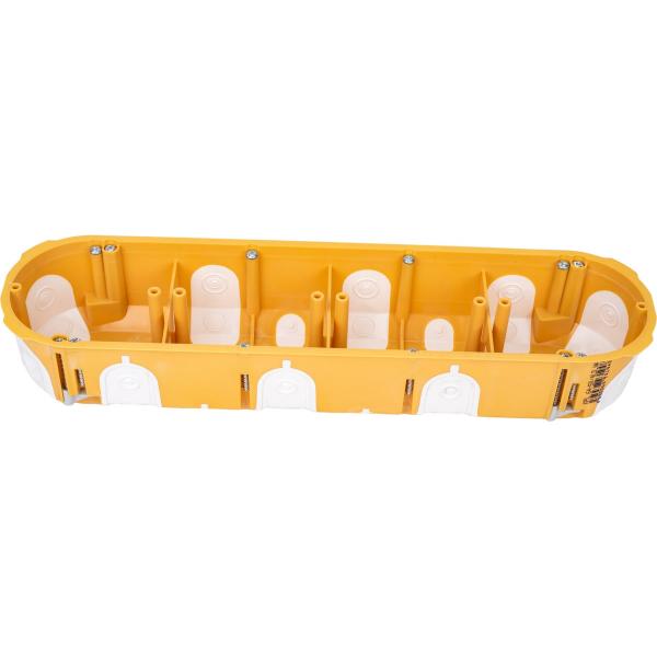 kopos-germetichnaya-chetyrehmestnaya-kpl-64-50-electro-68x280h50-pustotelyh-gipsokartonnyh-i-derevyannyh-sten-ip30-kpl-64-50-4ld-na-3