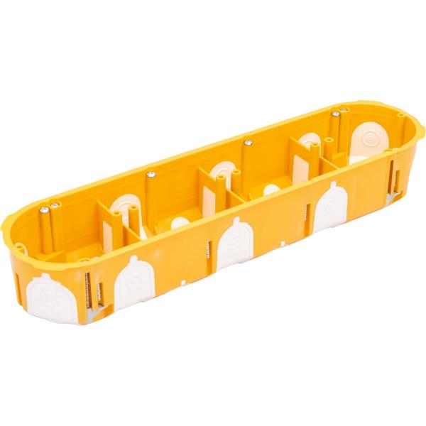 kopos-germetichnaya-chetyrehmestnaya-kpl-64-50-electro-68x280h50-pustotelyh-gipsokartonnyh-i-derevyannyh-sten-ip30-kpl-64-50-4ld-na-4