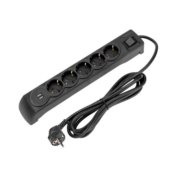 kranz-5-gnezd-5m-3x1-5mm-s-avtovykl-2-usb-blackyj-kranz-13-4703