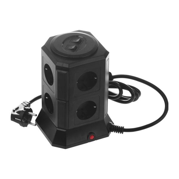 qumo-power-tower-pro-8sp4u-p-0002-8-rozetok-2200-vt-10a-2m-3-mm-chistaya-med-pozharobezopasnyj-plastik-evrovilka-4-usb-porta-4-5a-summarno-30557