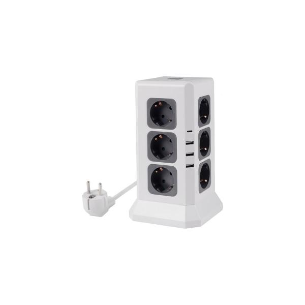 rocketsocket-tower-extended-12-euro-16a-4-usb-3a-c-s-blokom-5v-3-4a-2-0-m-tsvet-belyj-gns5004