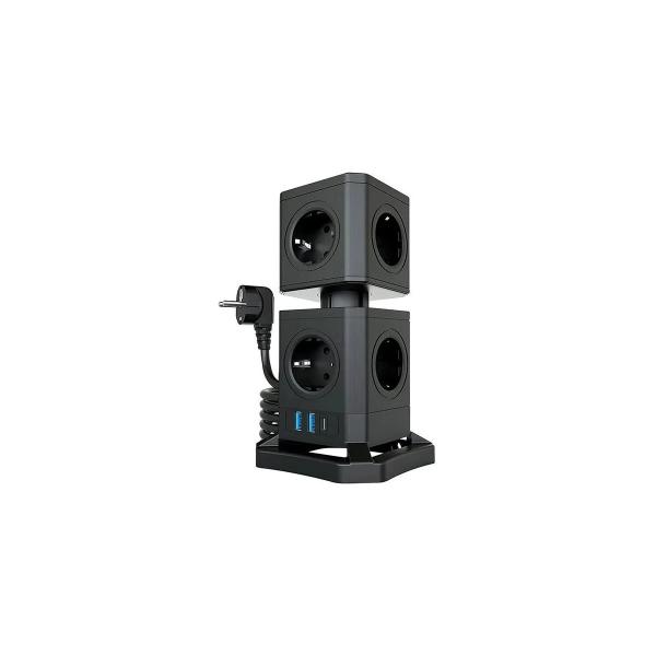 qumo-power-block-system-pd1-1-12sp5u-p-0003-9-rozetok-2500-vt-10a-2m-3-mm-chistaya-med-pozharobezopasnyj-plastik-evrovilka-2-usb-porta-2-4a-usb-c-30w-42088